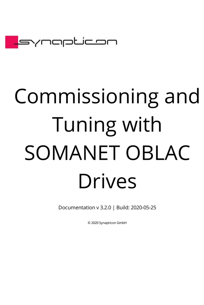 SYNAPTICON SOMANET OBLAC Drives Box Commissioning and Tuning SYNAPTICON SOMANET OBLAC Drives Box Commissioning and Tuning