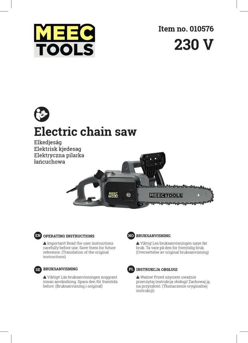 Meec tools 010576 operating instructions