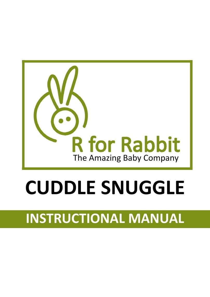R for Rabbit CUDDLE SNUGGLE Instructional manual