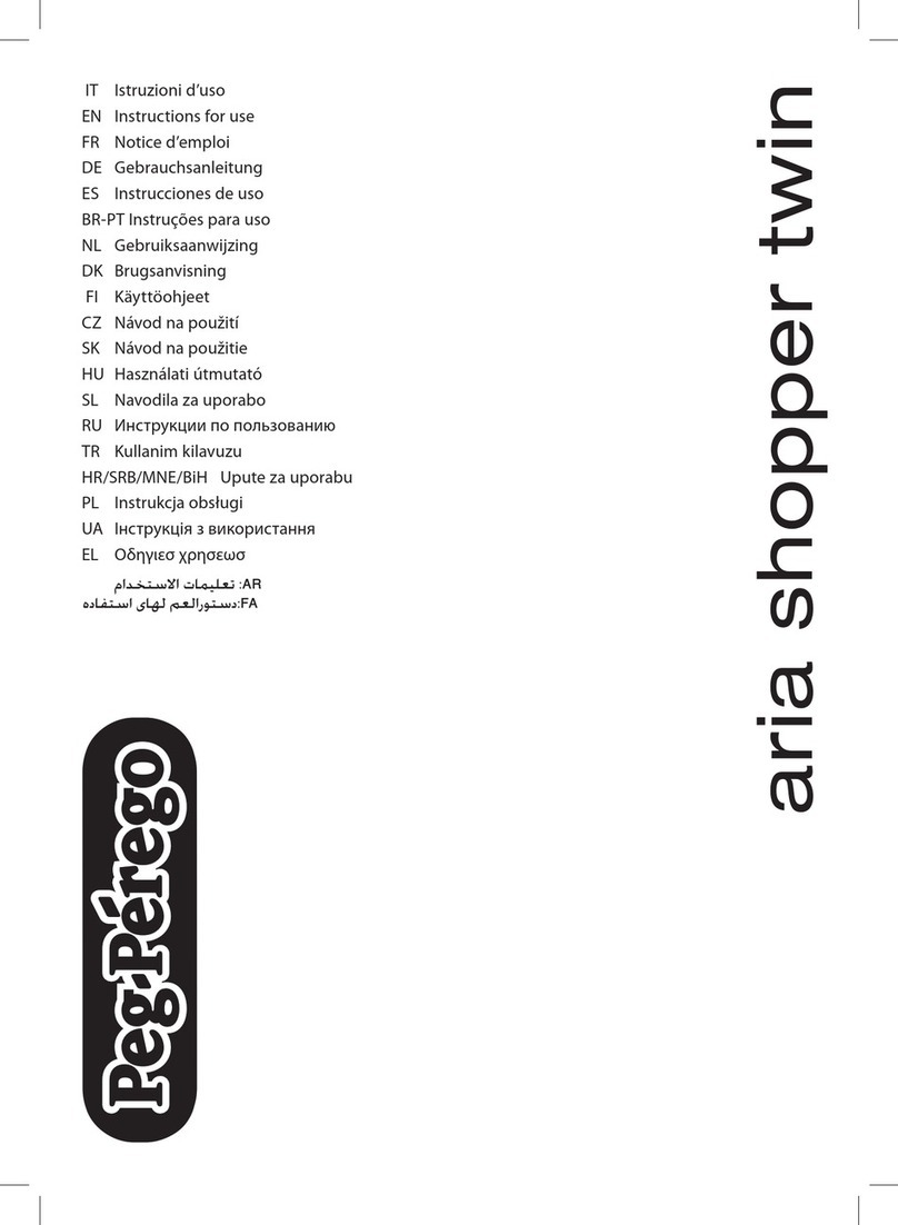 Peg-Perego Aria Shopper Twin User manual