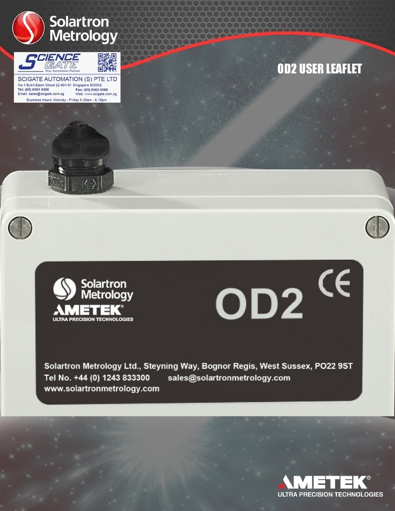 Solartron Metrology Ametek OD2 Manual