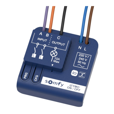 SOMFY IZYMO ON-OFF RECEIVER io User manual