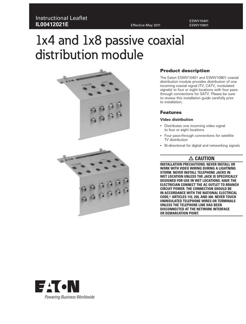 Eaton ESWV10401 Manual Eaton ESWV10401 Manual