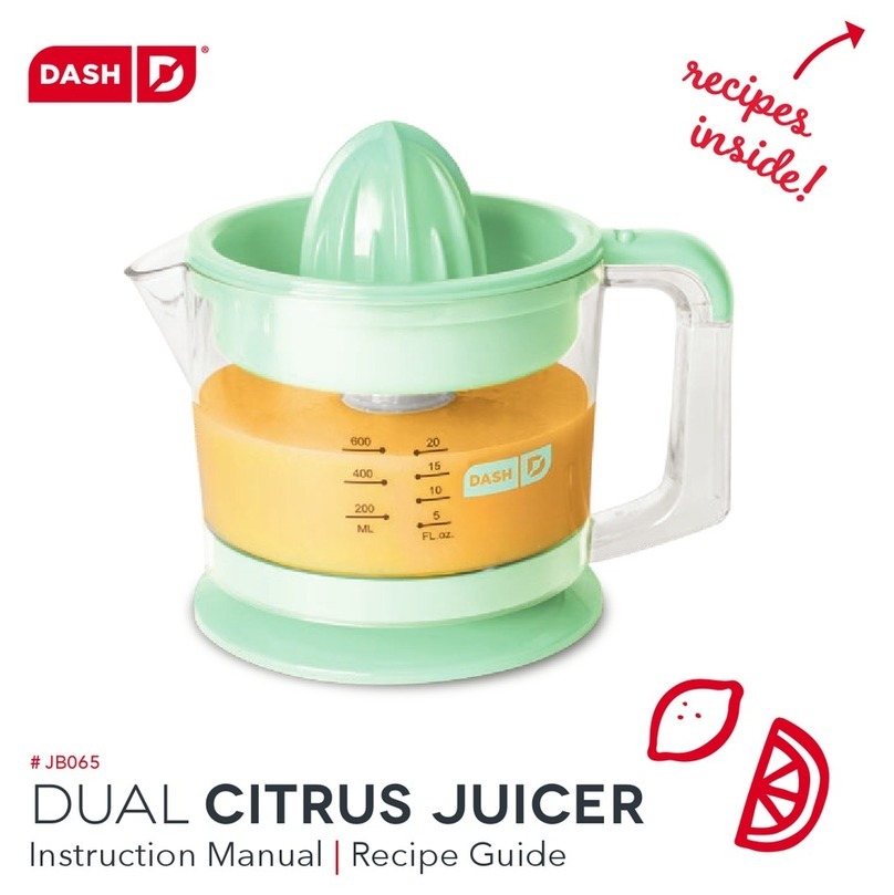 Dash JB065 Instruction manual & recipe guide