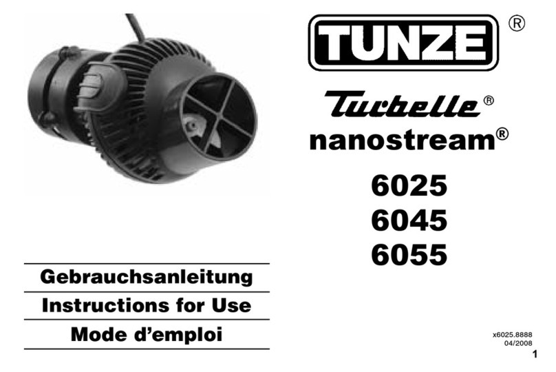 Tunze Turbelle nanostream 6025 User manual Tunze Turbelle nanostream 6025 User manual