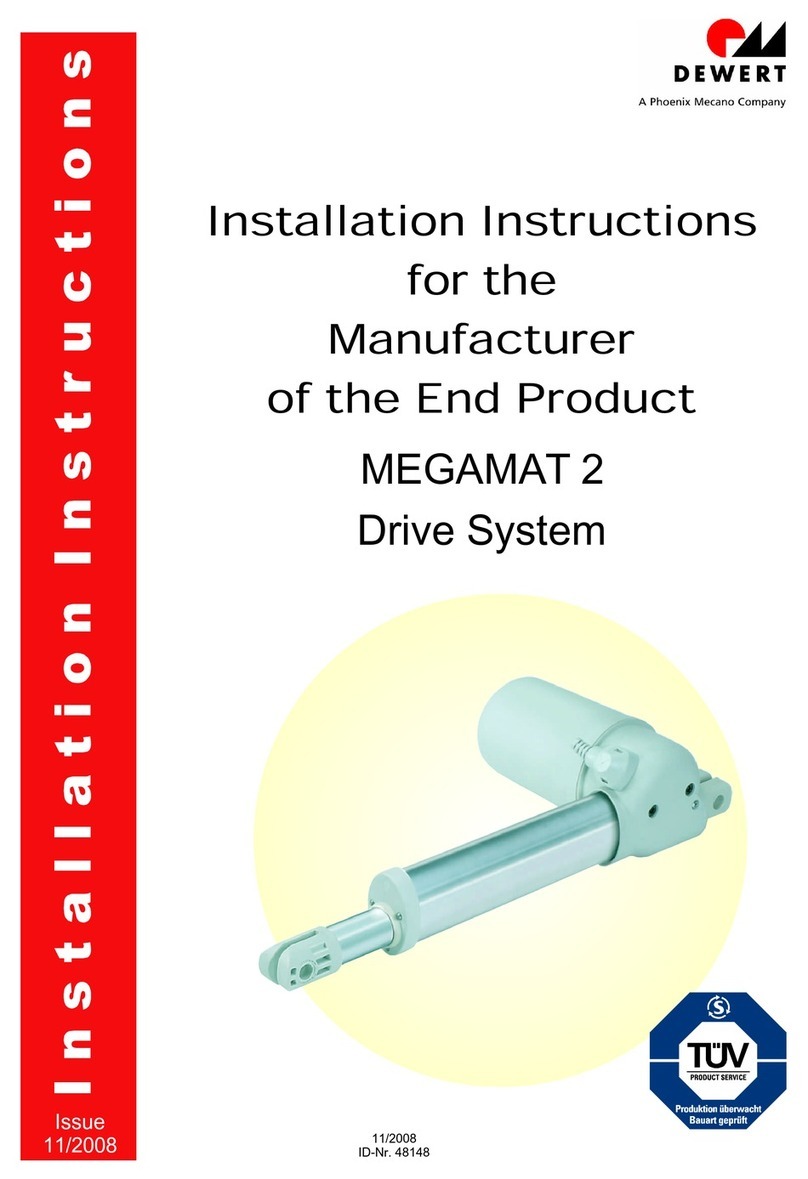 Phoenix Mecano DEWERT MEGAMAT 2 installation instructions Phoenix Mecano DEWERT MEGAMAT 2 installation instructions