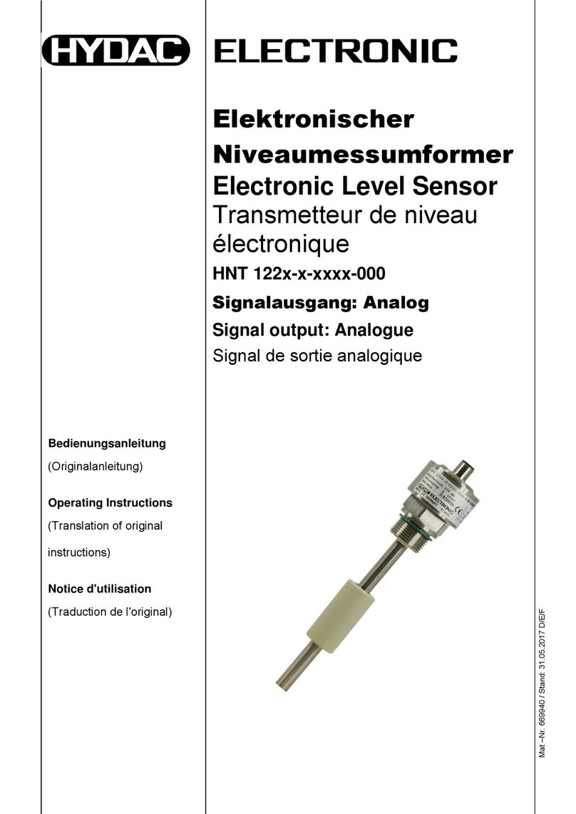 HYDACELECTRONIC HNT 122-000 Series User manual