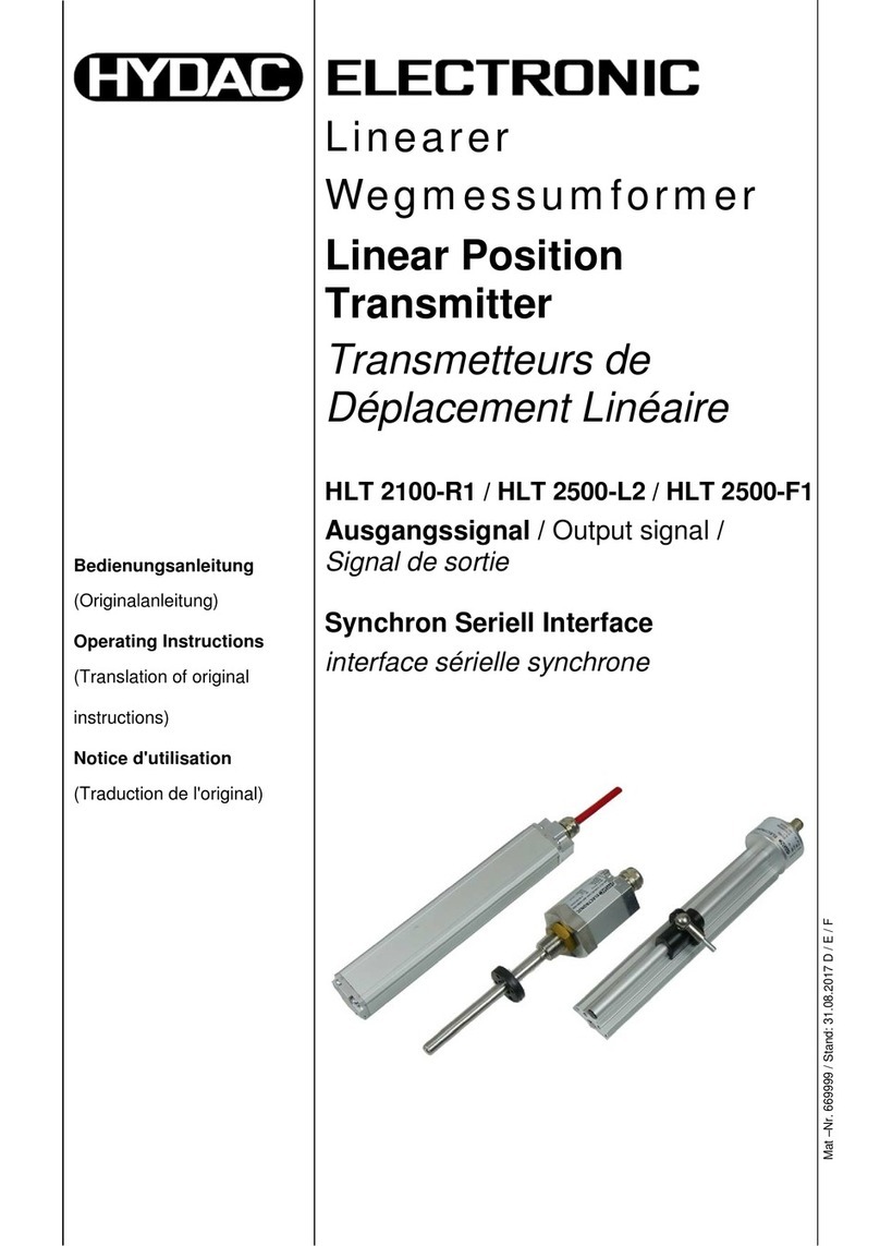 HYDACELECTRONIC HLT 2100-R1 User manual