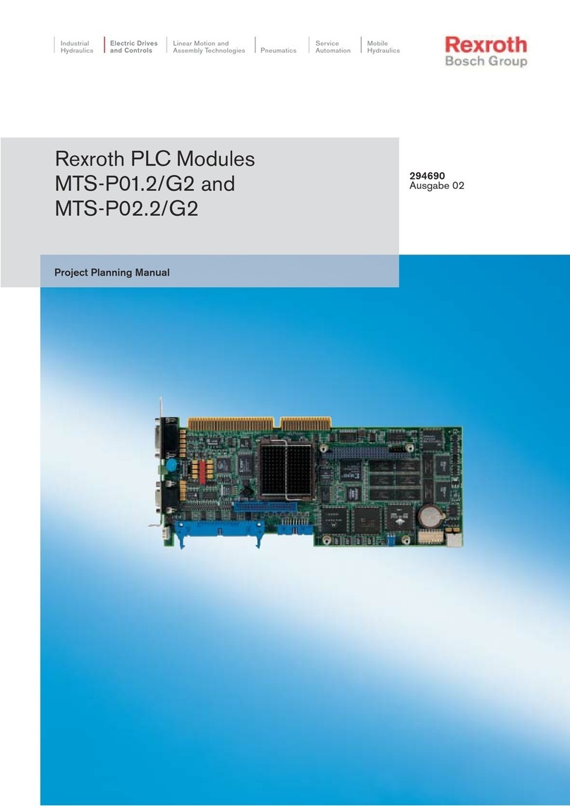 REXROTH MTS-P01.2/G2 Technical manual