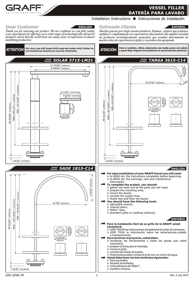 Graff SOLAR 3715-LM31 User manual