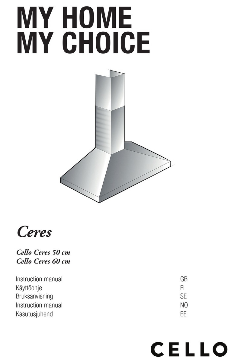 Cello Ceres Series instruction manual