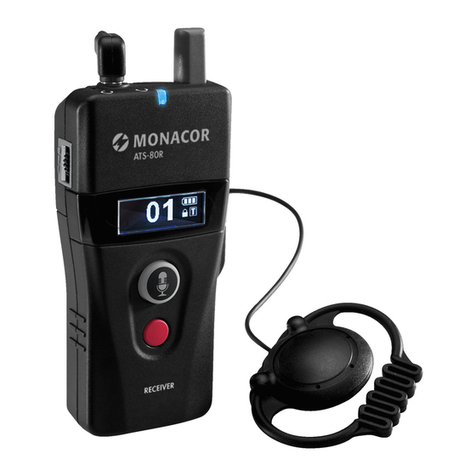 Monacor ATS-80R User manual