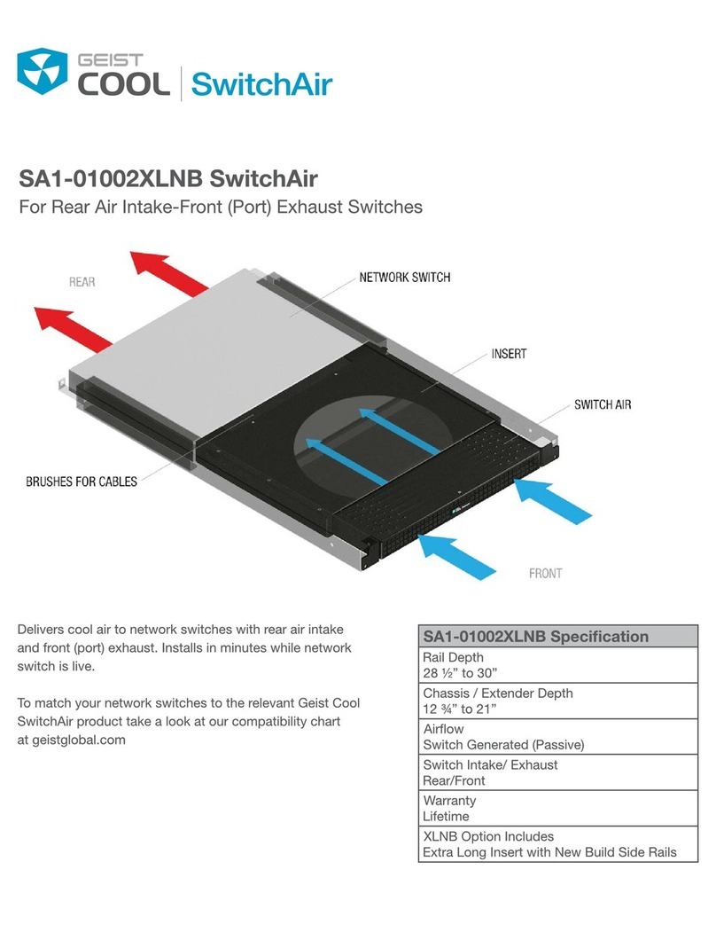 Geist cool SwitchAir SA1-01002XLNB manual
