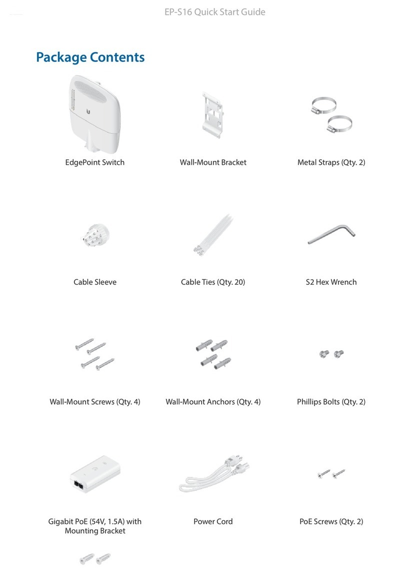 Ubiquiti EdgePoint EP-S16 User manual Ubiquiti EdgePoint EP-S16 User manual