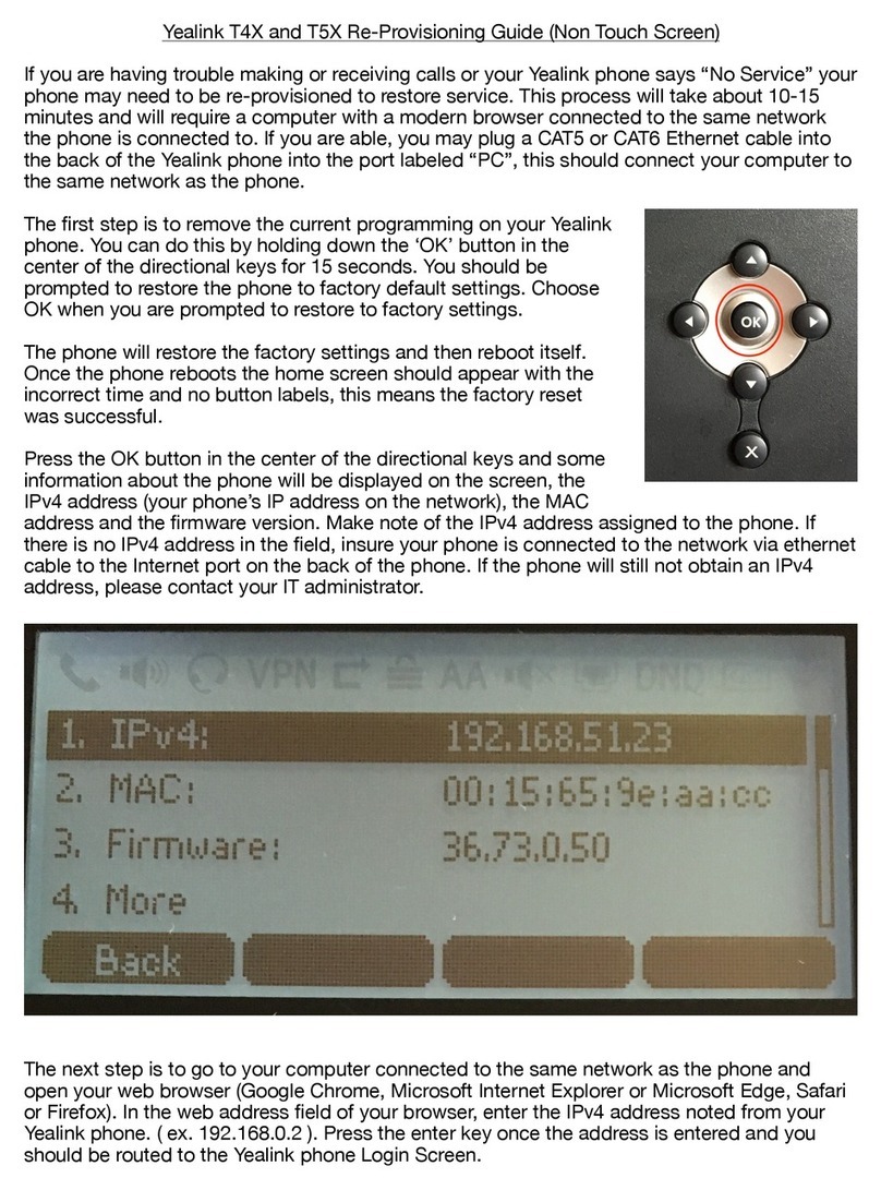 Yealink T4 series User manual