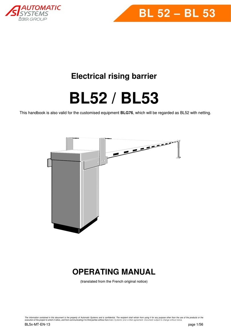 Ier Automatic Systems BL52 User manual