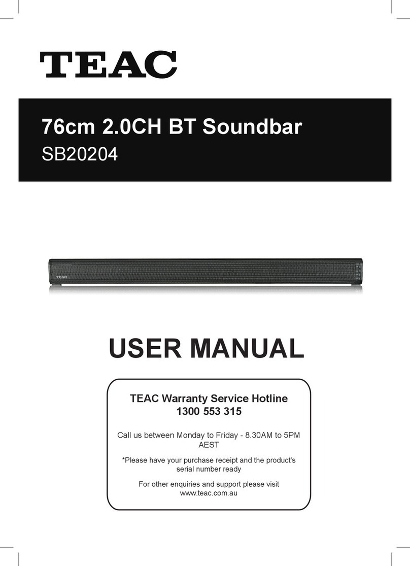 Teac SB20204 user manual