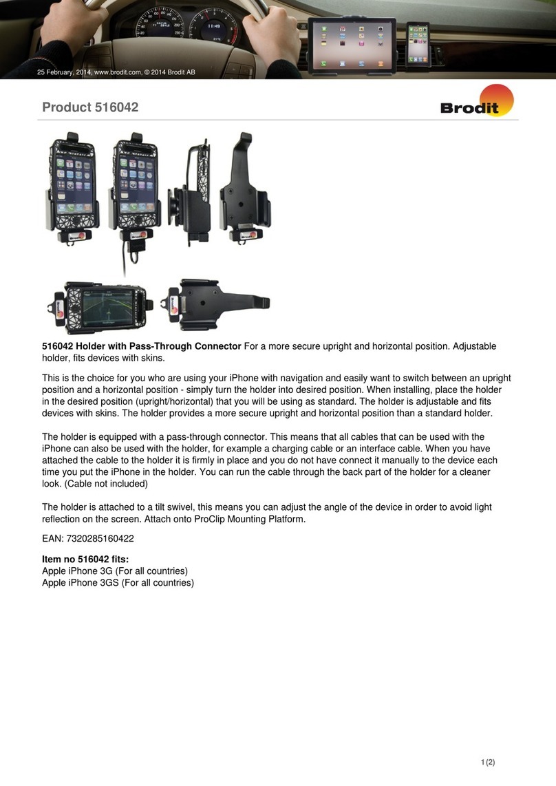Brodit 516042 quick guide