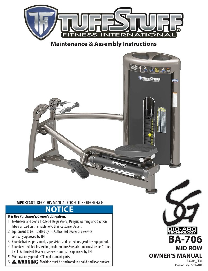 Tuff stuff BIO-ARC MID ROW BA-706 User manual