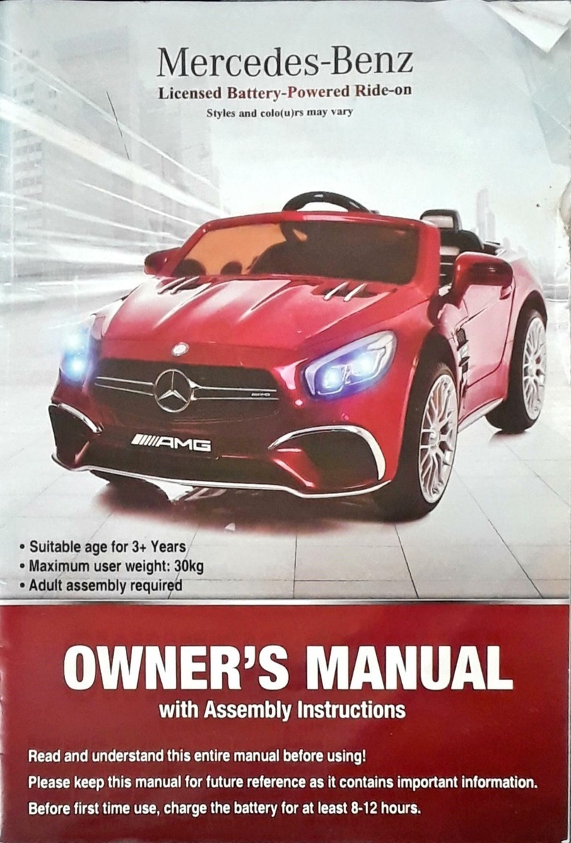 Pinghu City Xiao Ming Xing Children's Products XMX602 Owner's manual with assembly instructions Pinghu City Xiao Ming Xing Children's Products XMX602 Owner's manual with assembly instructions