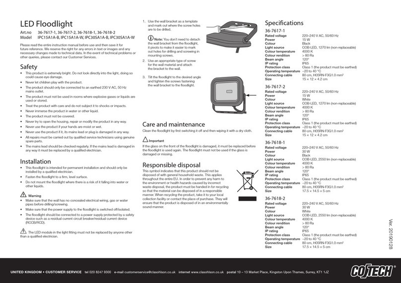 CO/Tech IPC15A1A-B instruction manual