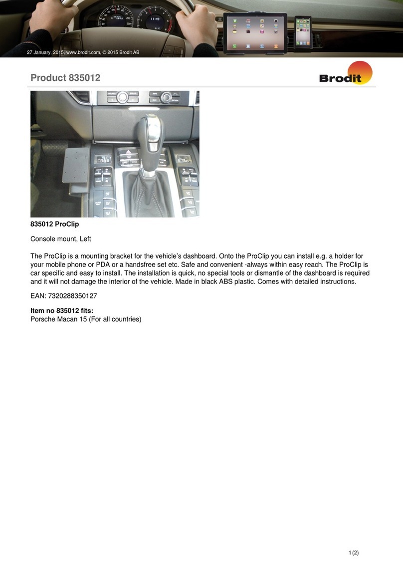 Brodit ProClip 835012 manual