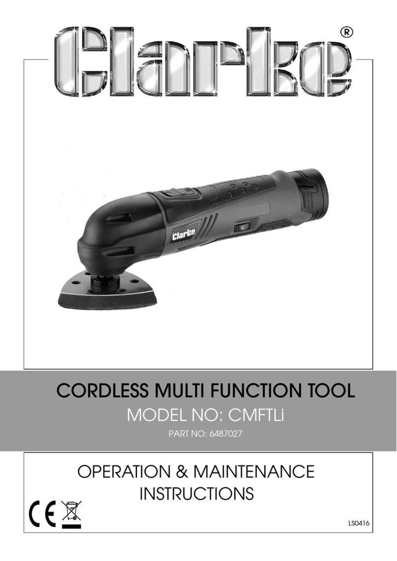 Clarke CMFTLi Instruction Manual