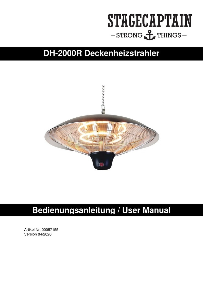 Stagecaptain DH-2000R user manual Stagecaptain DH-2000R user manual