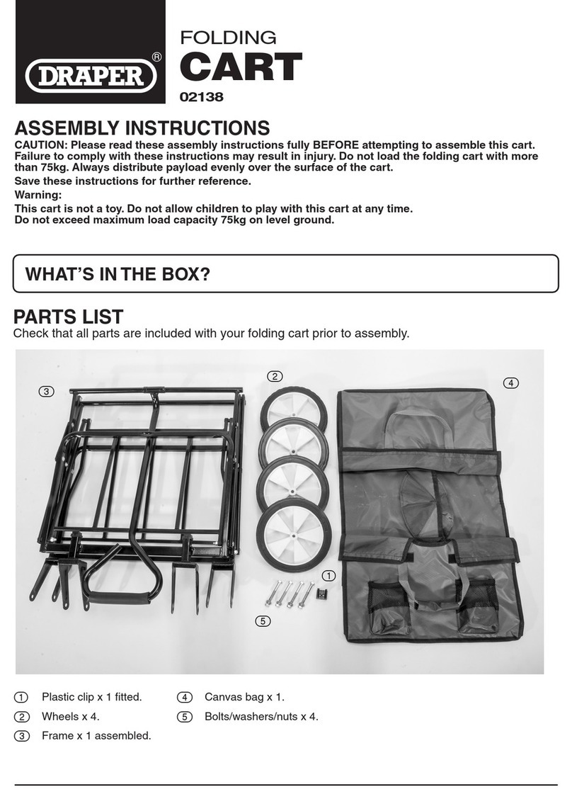 Draper 02138 Assembly instructions