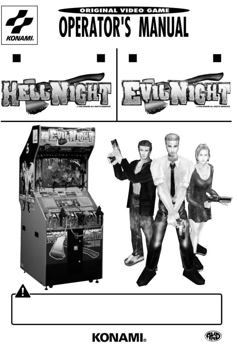 Konami HELLNIGHT Operator's manual Konami HELLNIGHT Operator's manual