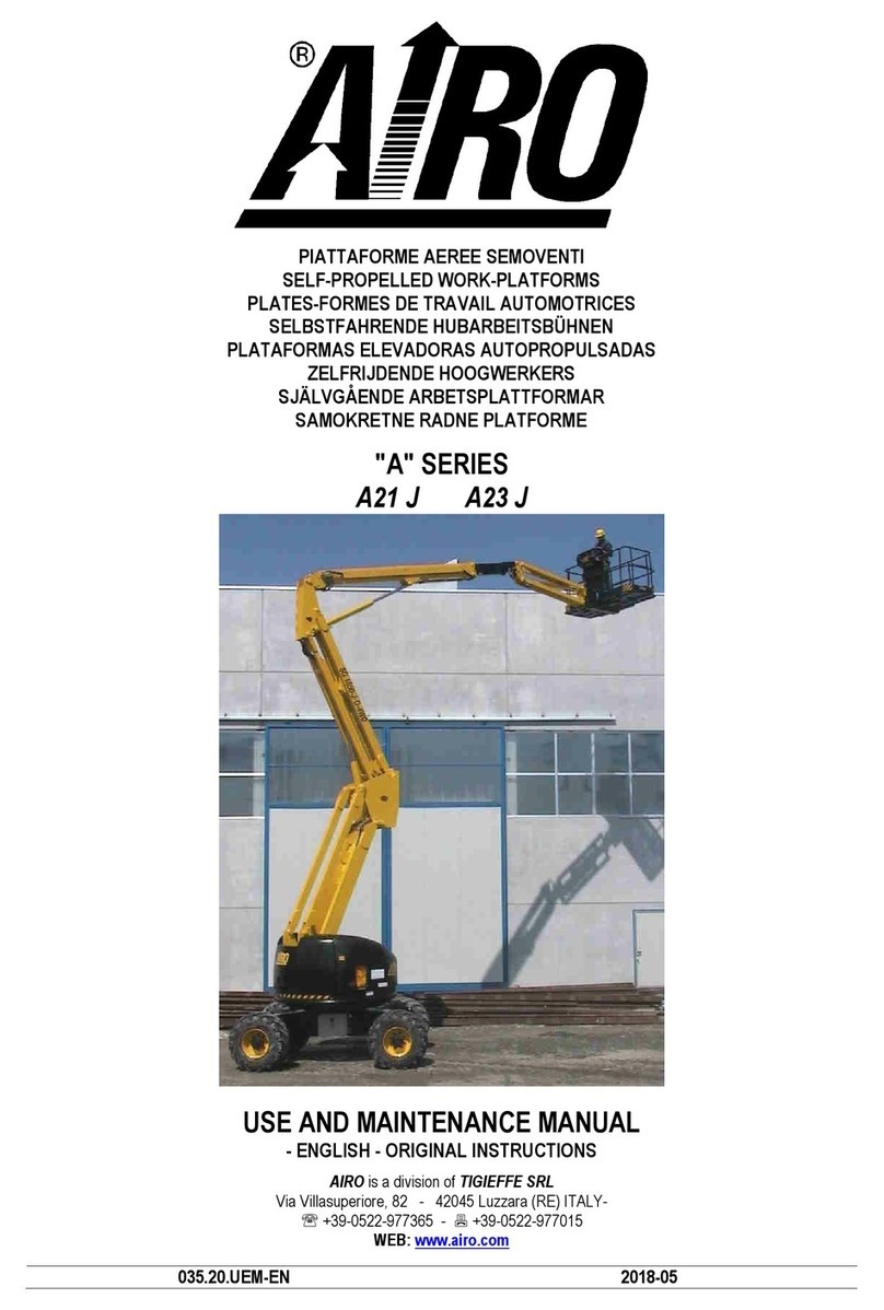 Airo A Series Use and maintenance manual