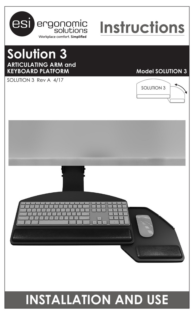 ESI Solution 3 User manual ESI Solution 3 User manual