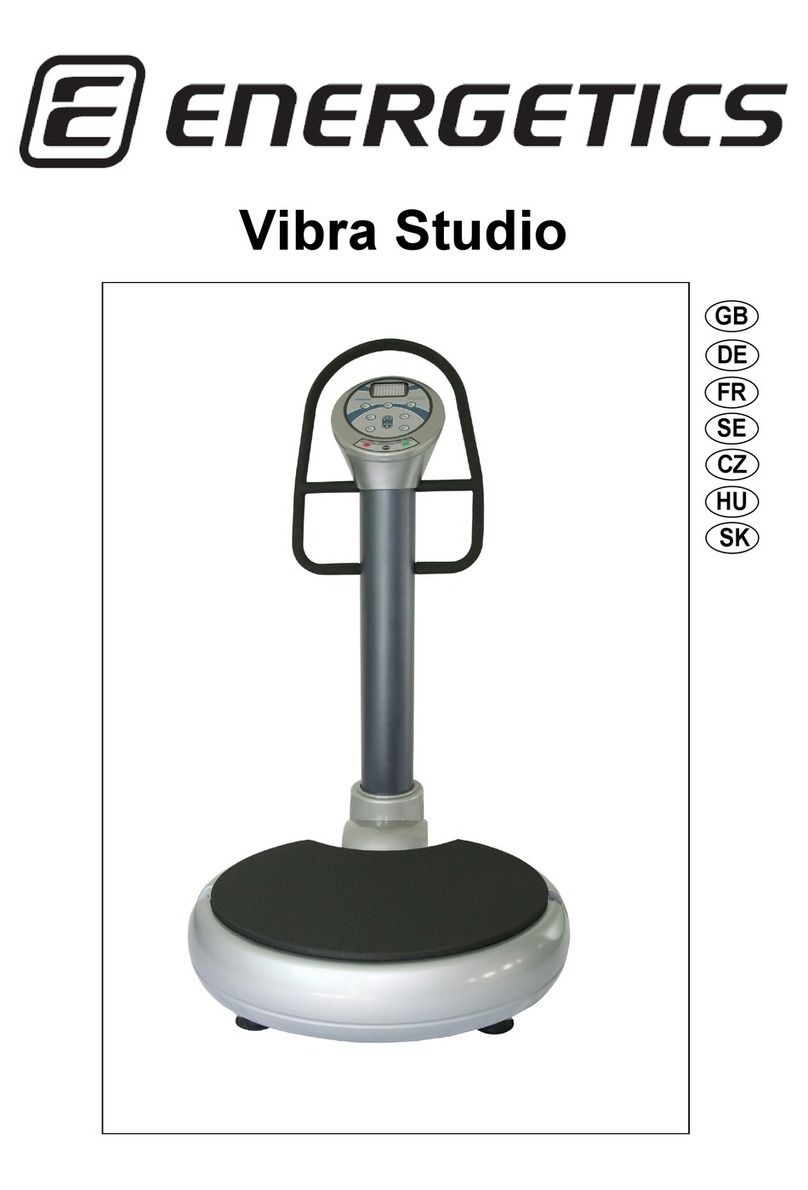 Energetics Vibra Studio owner's manual Energetics Vibra Studio owner's manual
