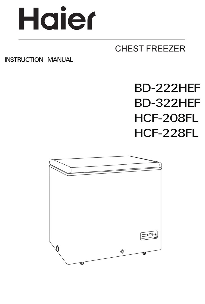 Haier BD-222HEF User manual Haier BD-222HEF User manual