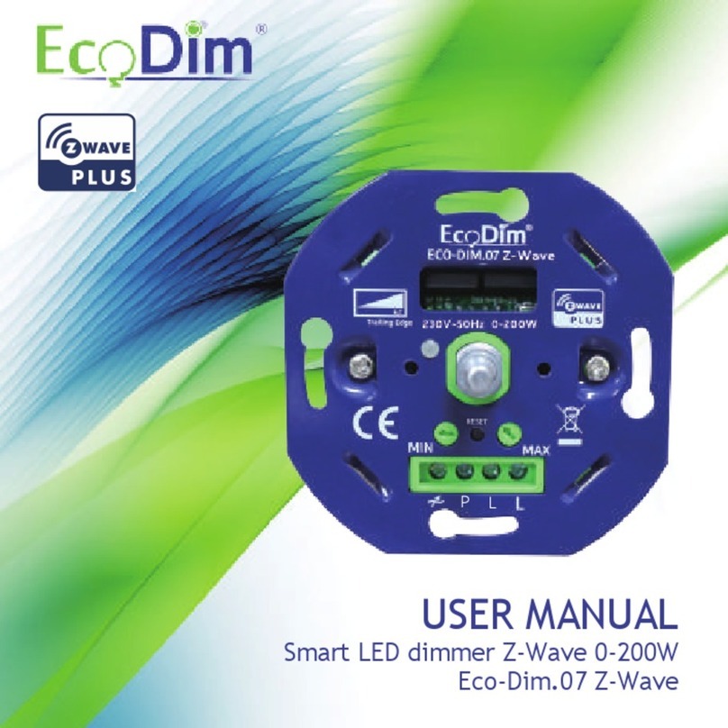 EcoDim Eco-Dim.07 Z-Wave User manual