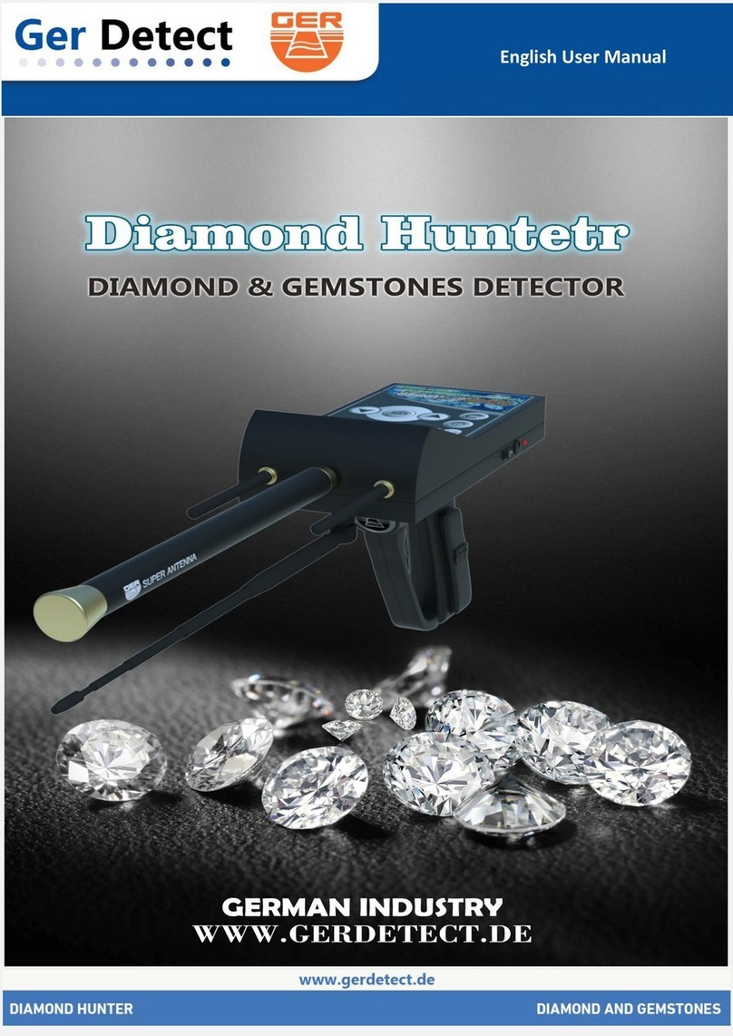 Ger Detect Diamond Hunter User manual