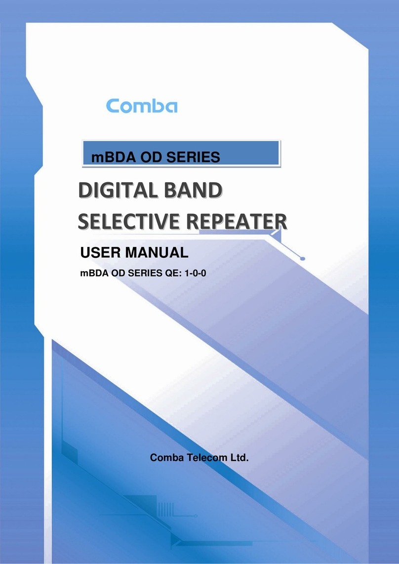 COMBA mBDA OD Series User manual