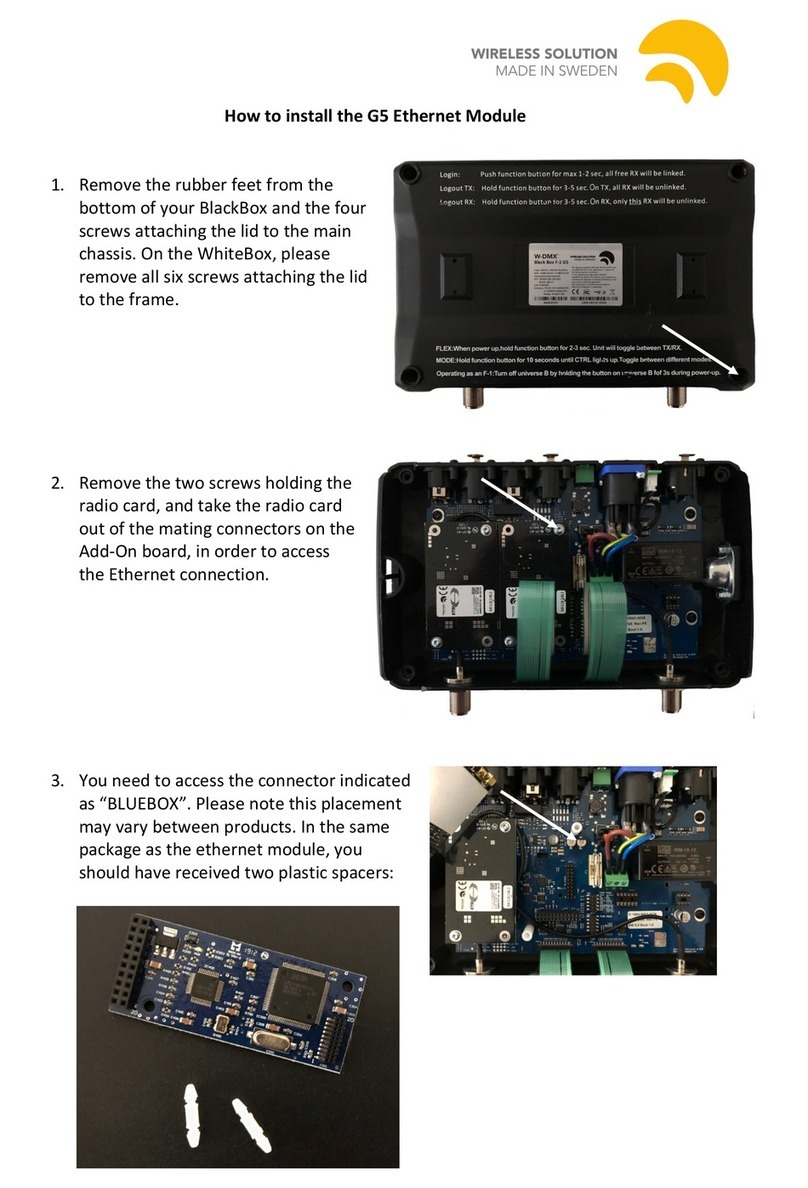 Wireless Solution W-DMX G5 Instruction sheet