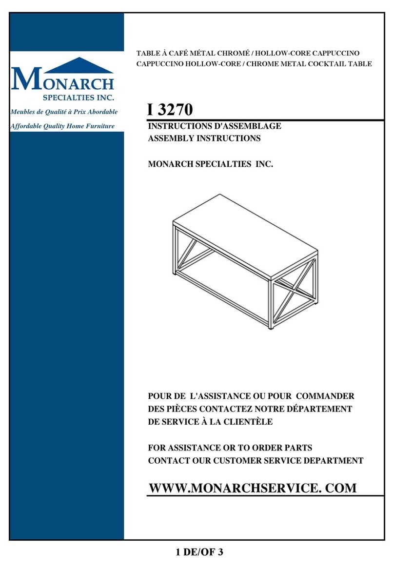 Monarch I 3270 Assembly instructions