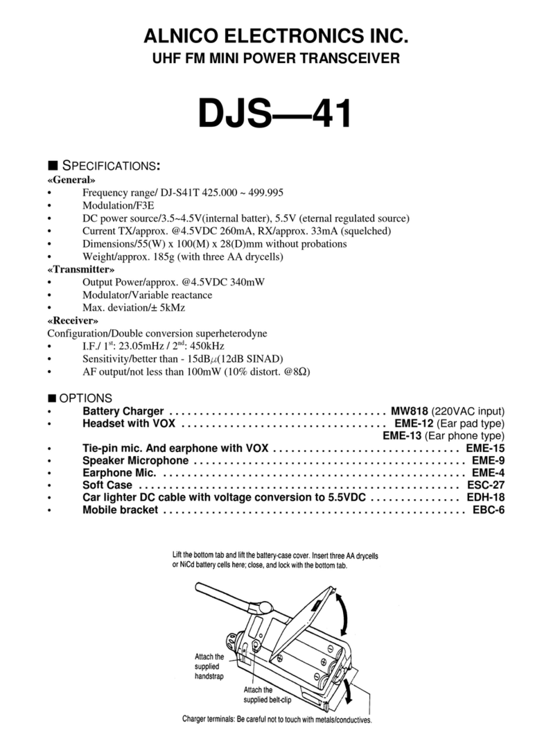 Alnico DJS-41 manual