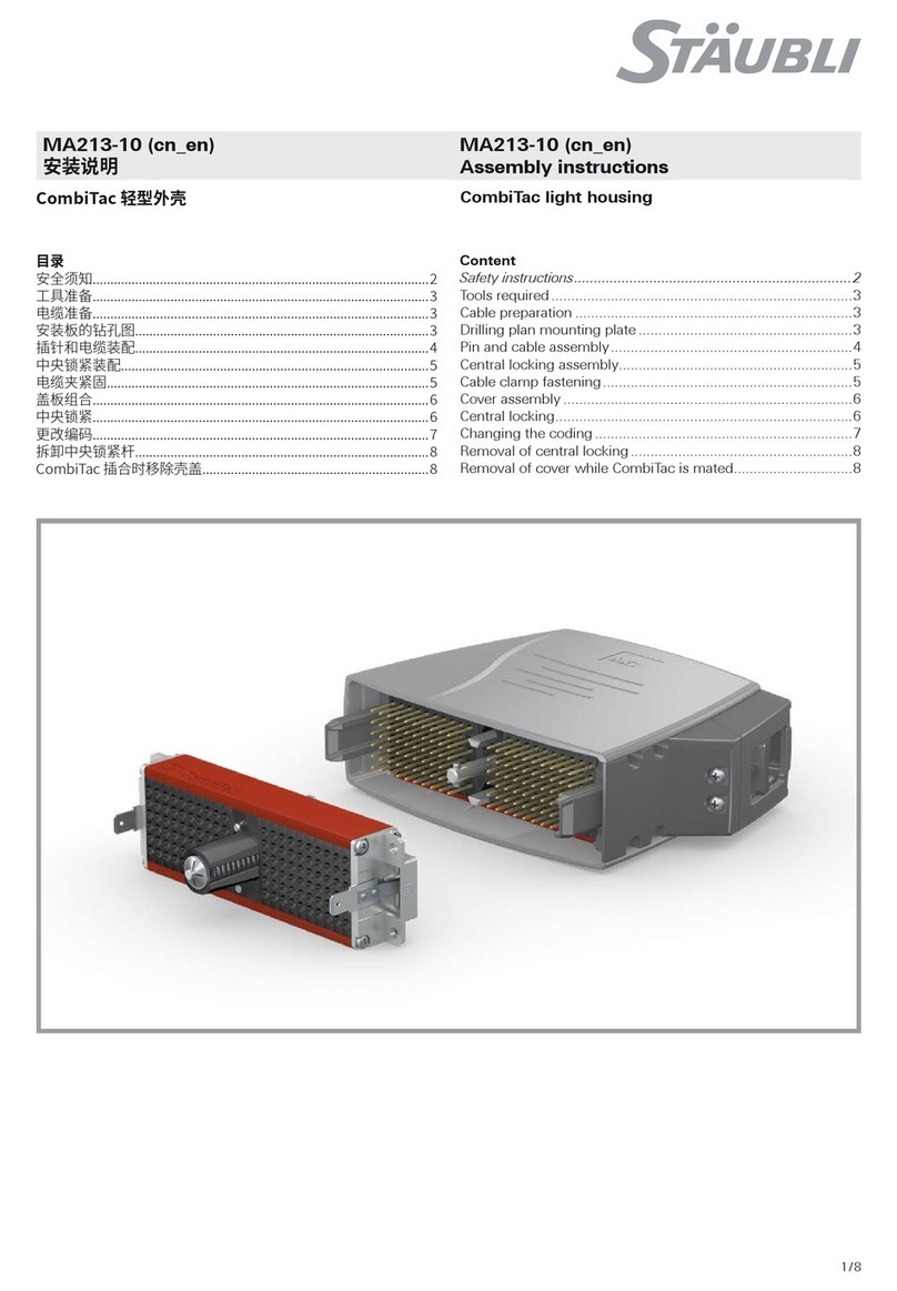 Staubli CombiTac Assembly instructions