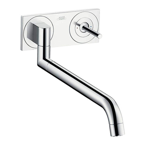 Hans Grohe AXOR Uno2 38815000 Instructions for use/assembly instructions Hans Grohe AXOR Uno2 38815000 Instructions for use/assembly instructions