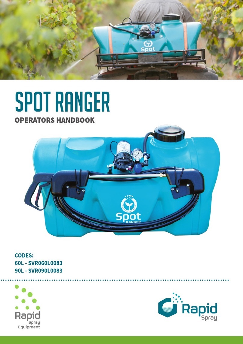 Rapid Spray SPOT RANGER Operator's handbook