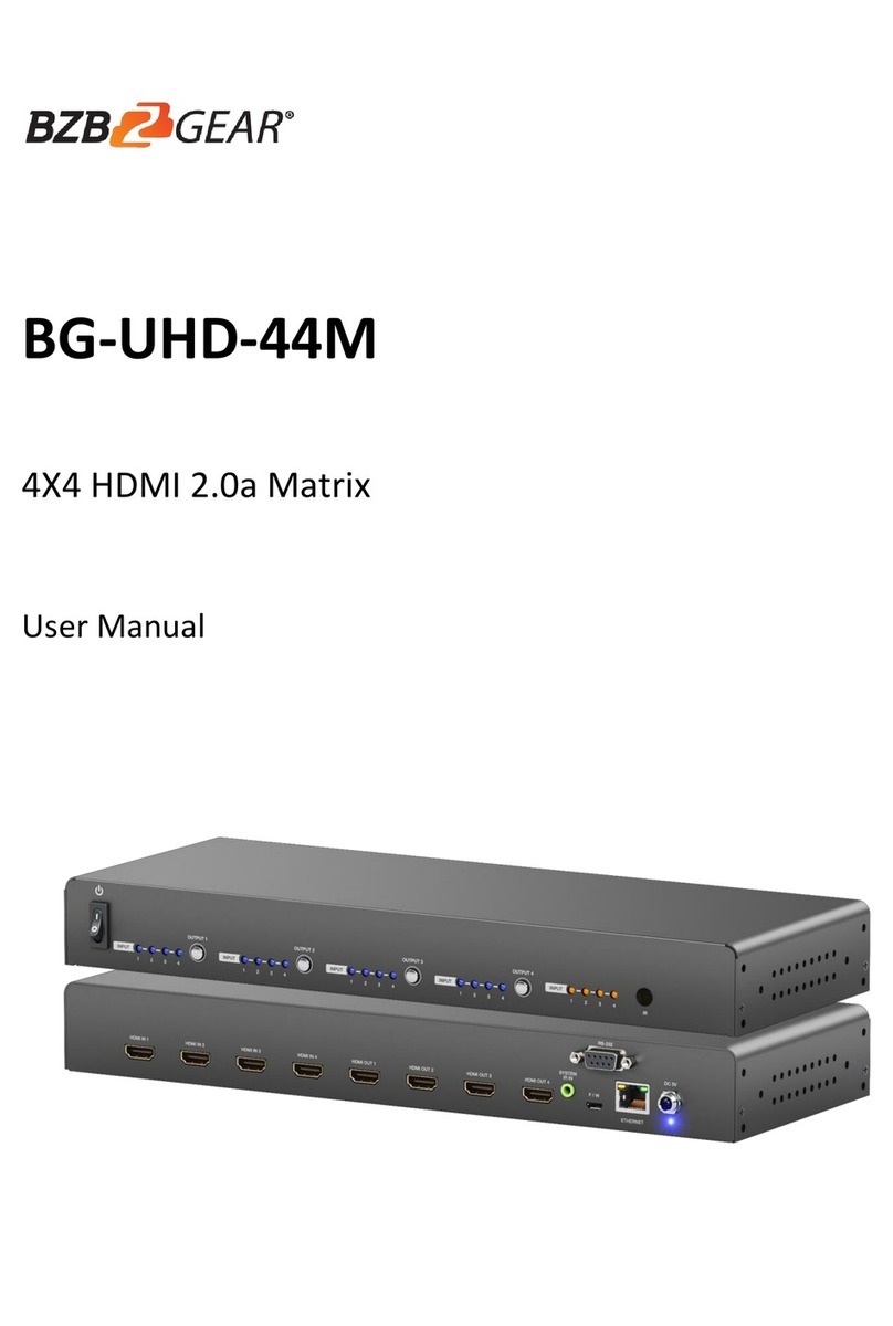 BZB Gear BG-UHD-44M User manual