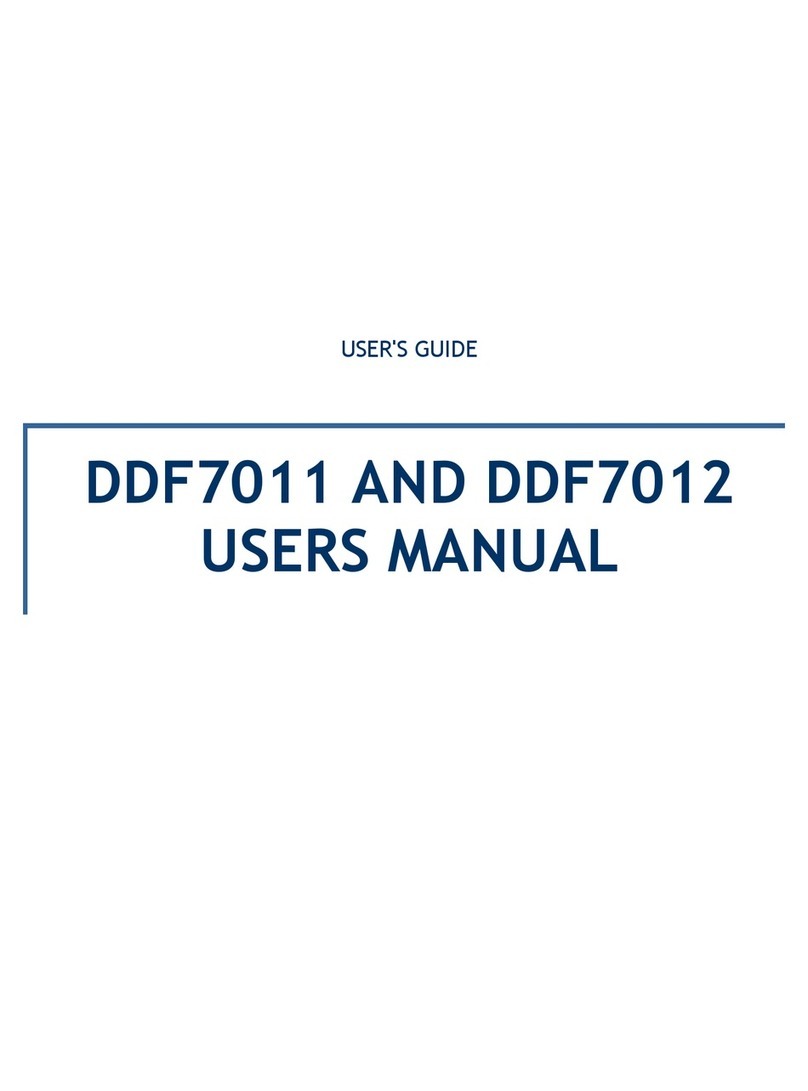 Doppler Systems DDF7011 user manual