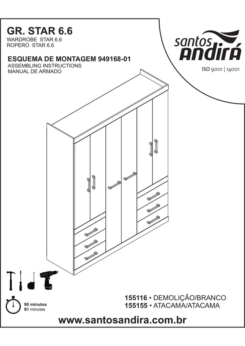 Santos Andirá STAR 6.6 155116 Assembling instructions