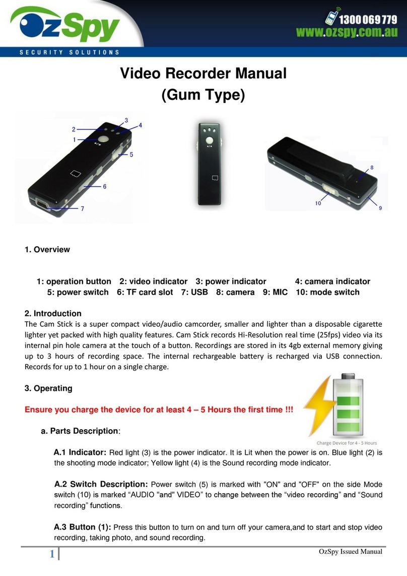 OzSpy AF-MQU350 manual