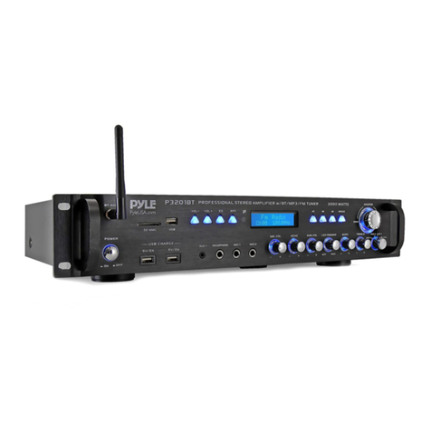 Pyle P3201BT User manual