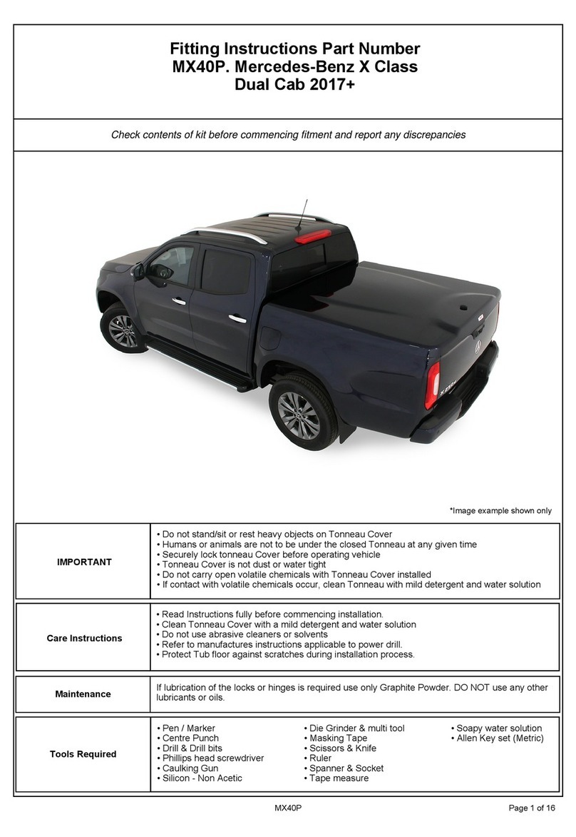 HSP MX40P Fitting instructions