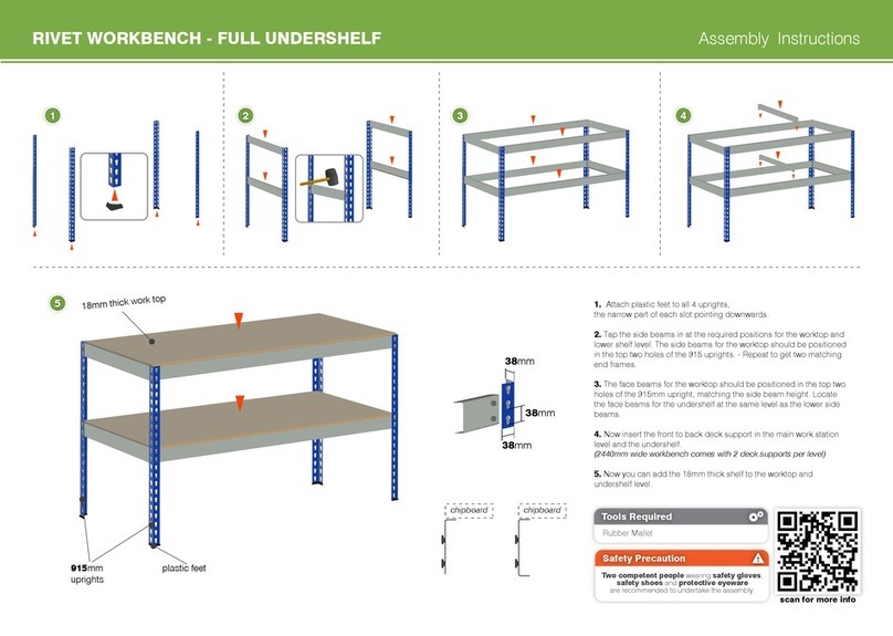 TEXAM FULL UNDERSHELF Assembly instructions